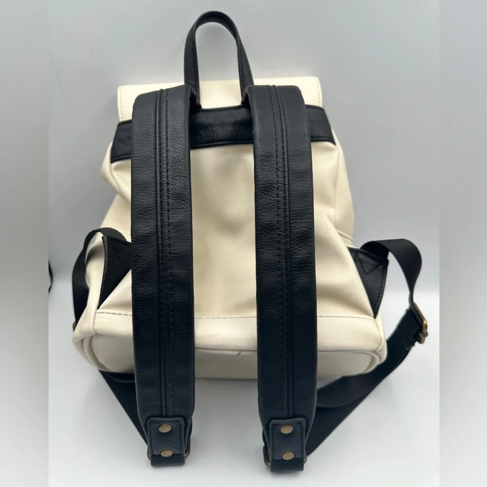 Loungefly Harry Potter Hedwig Cream And Black Faux Leather Mini Backpack
